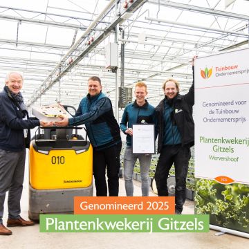 Nominatie Tuinbouw Ondernemersprijs